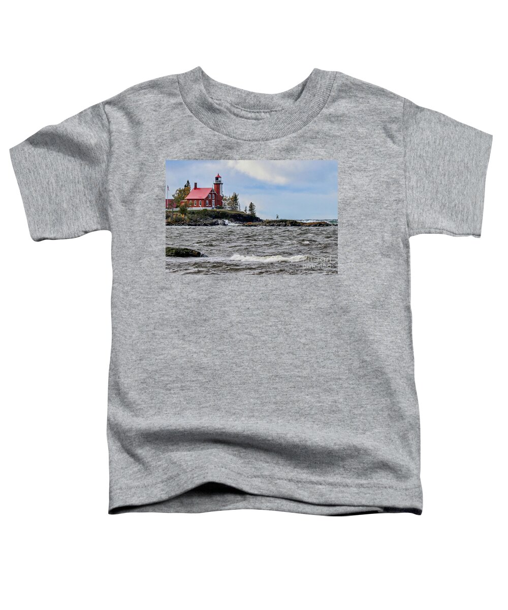 Eagle Harbor Lighthouse Toddler T-Shirt featuring the photograph Eagle Harbor Lighthouse by Susan Rydberg