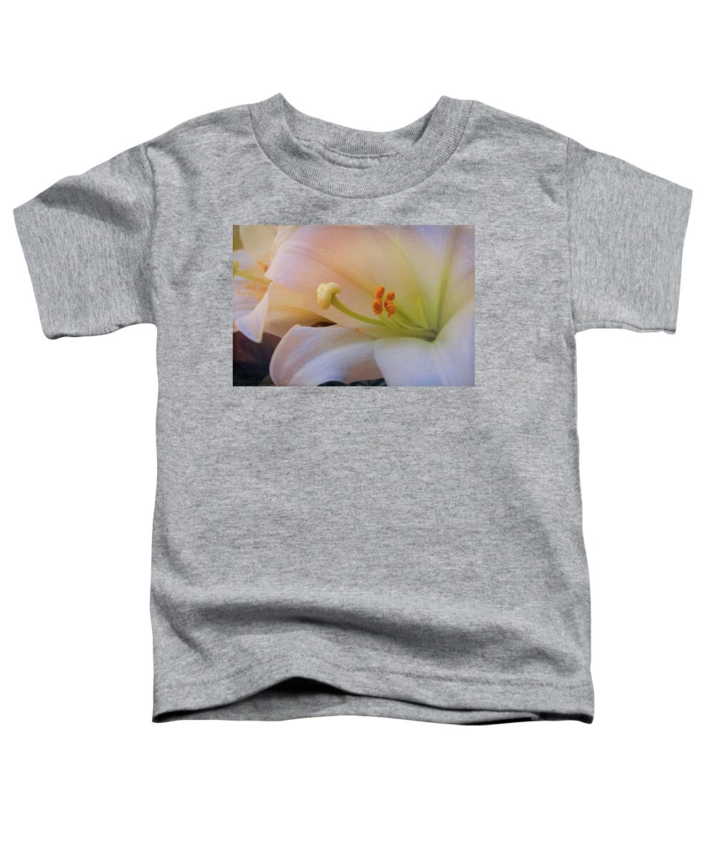 Easter Lilly Toddler T-Shirt featuring the photograph Easter Lily by Bonnie Willis