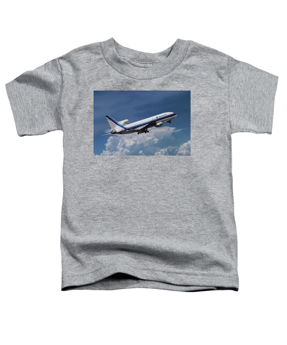Eastern Airlines Toddler T-Shirt featuring the photograph Eastern Whisperliner L-1011 by Erik Simonsen
