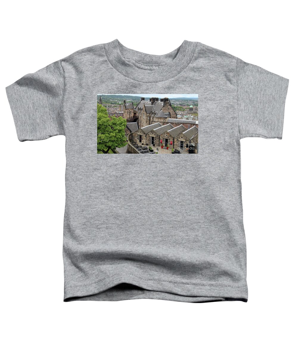 Edinburgh Toddler T-Shirt featuring the photograph Edinburgh Castle 6401 by Jack Schultz