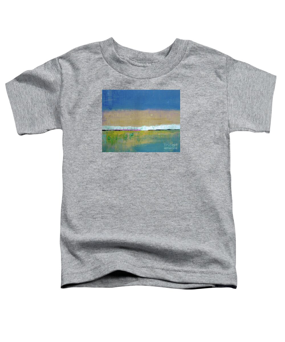 Abstract Landscape Toddler T-Shirt featuring the painting En Passant by Vesna Antic