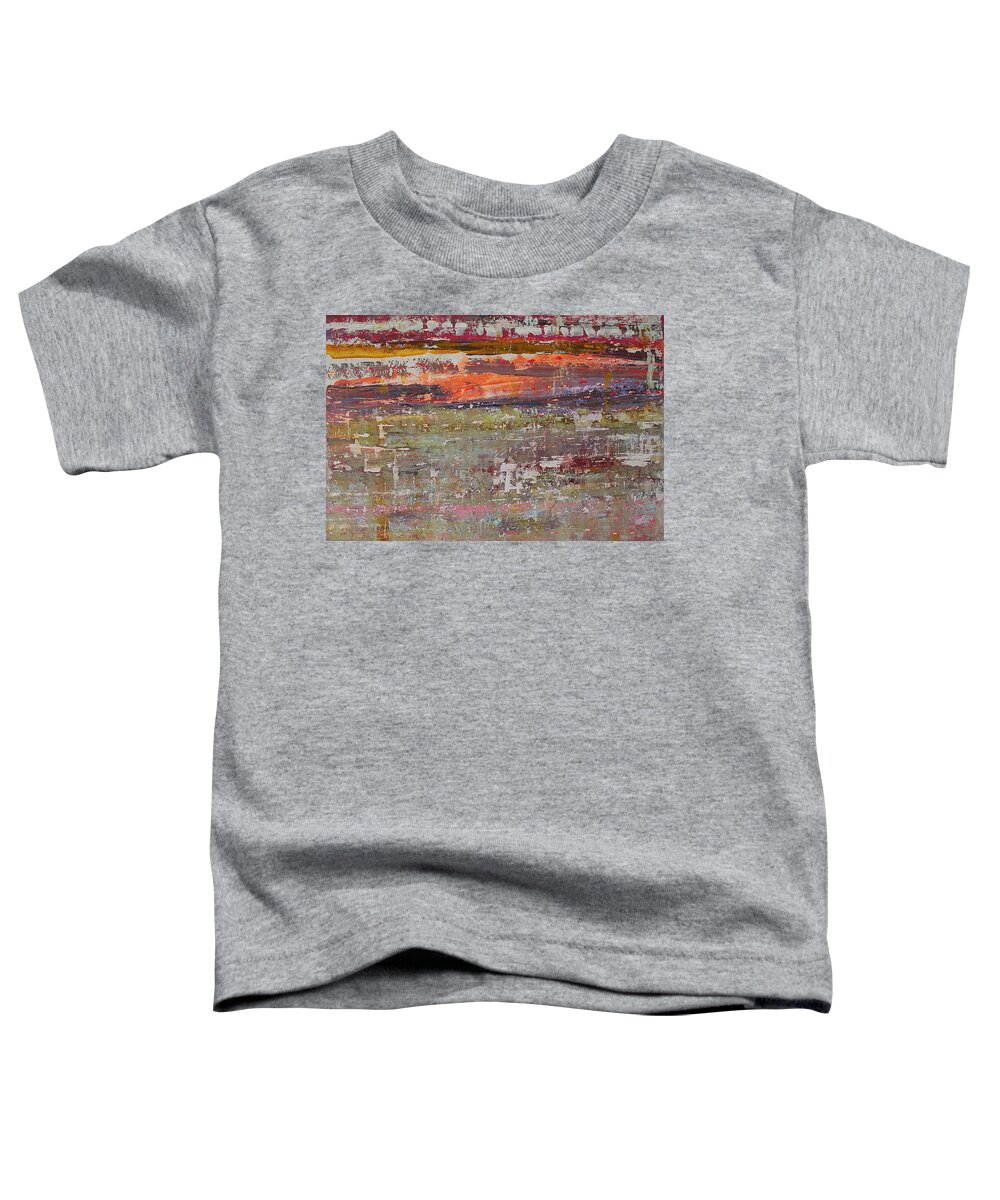 Estuary Toddler T-Shirt featuring the painting Estuary original painting by Sol Luckman