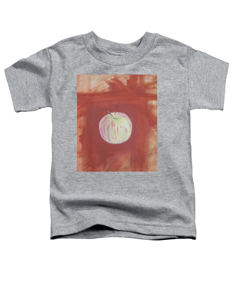 Apple Toddler T-Shirt featuring the painting Eve by Berlynn