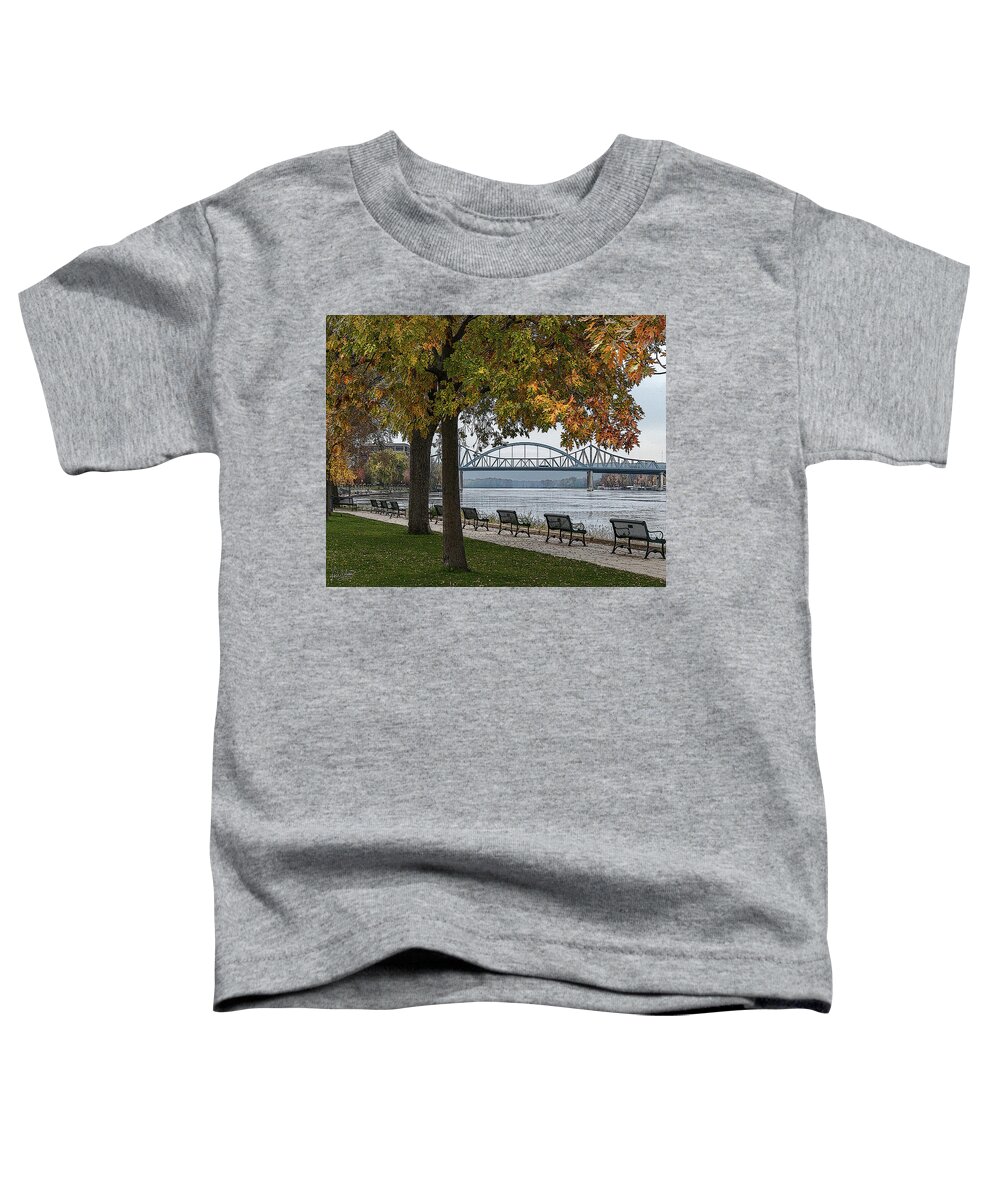 Fall Toddler T-Shirt featuring the photograph Fall At Riverside Park by Phil S Addis
