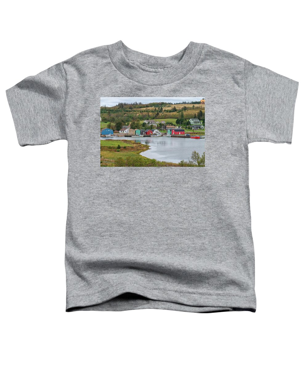 French River Toddler T-Shirt featuring the photograph French River, PEI by Bob Doucette