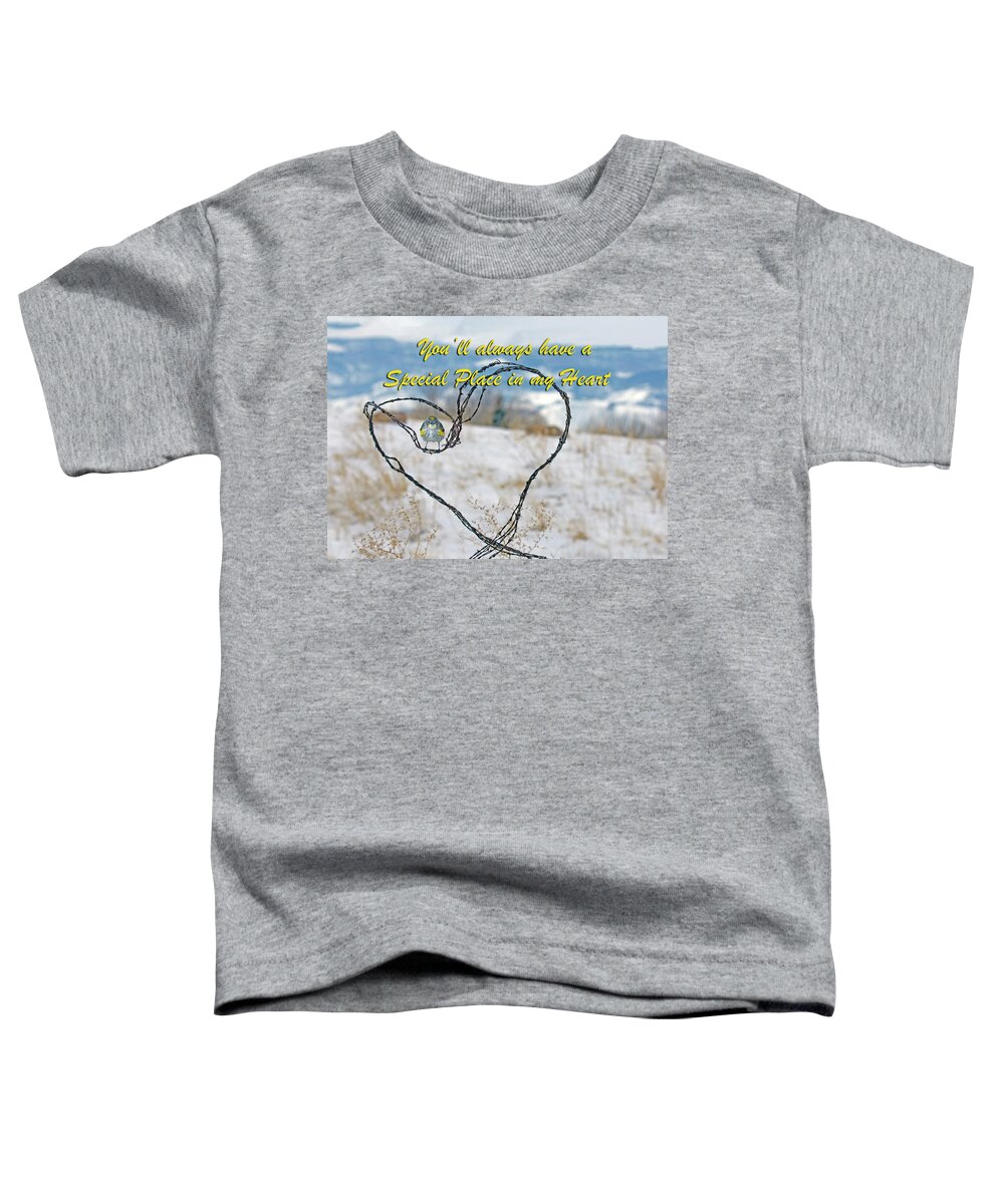 Heart Toddler T-Shirt featuring the photograph Heart by Rick Mosher