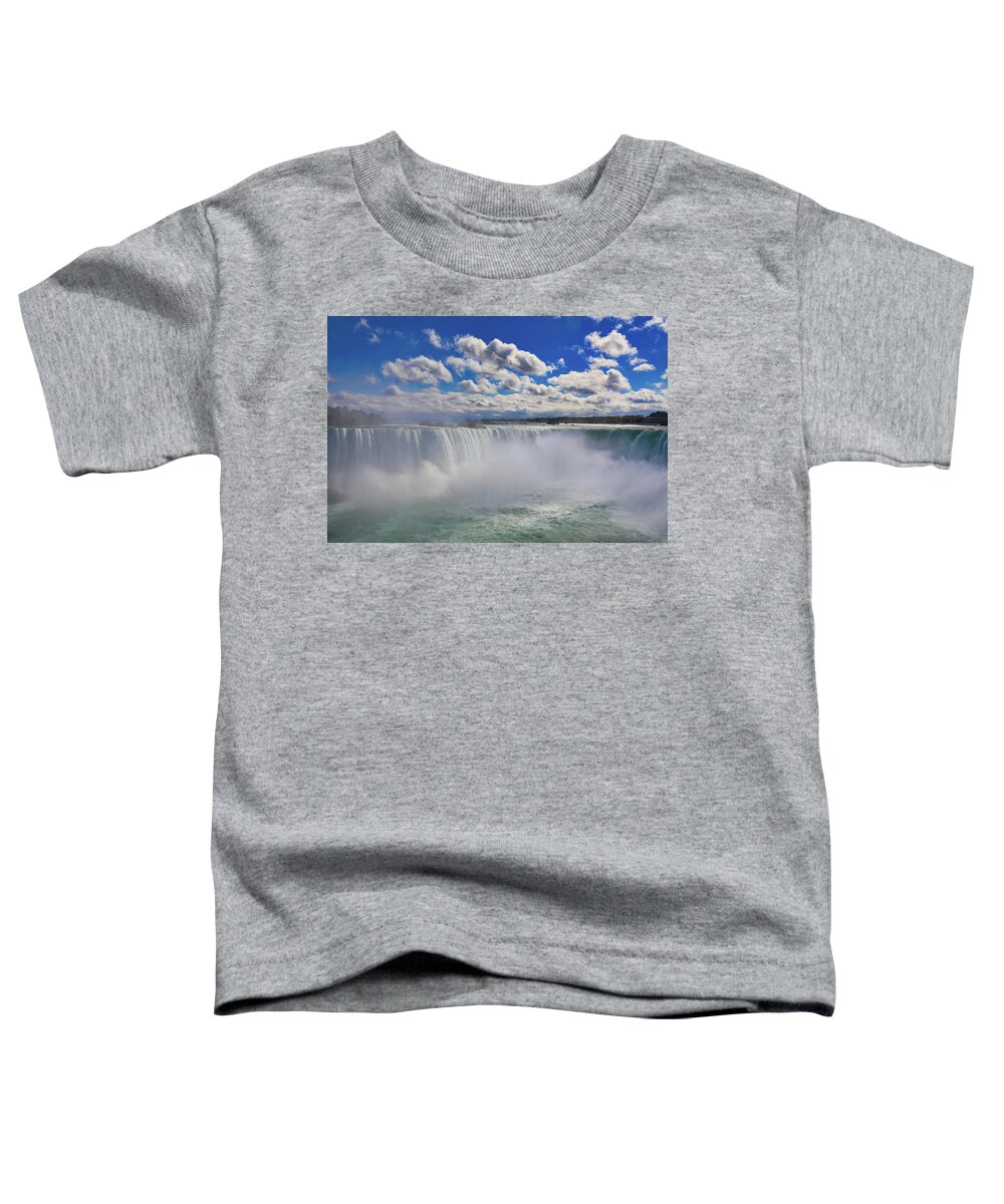Horseshoe Fall Toddler T-Shirt featuring the photograph Horseshoe Falls by Scott Burd