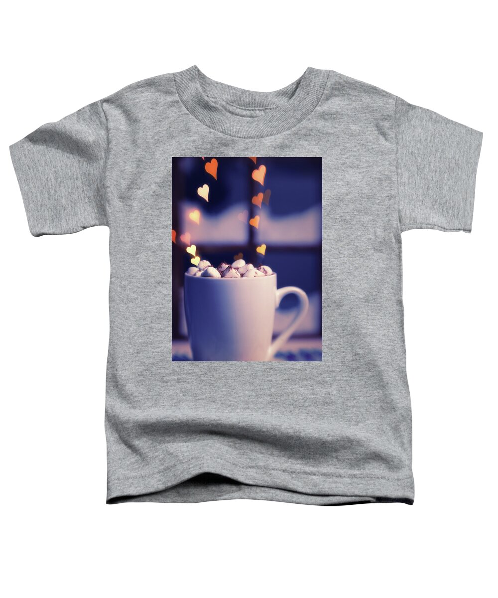 Christmas Toddler T-Shirt featuring the photograph Hot Steaming Love by Marnie Patchett
