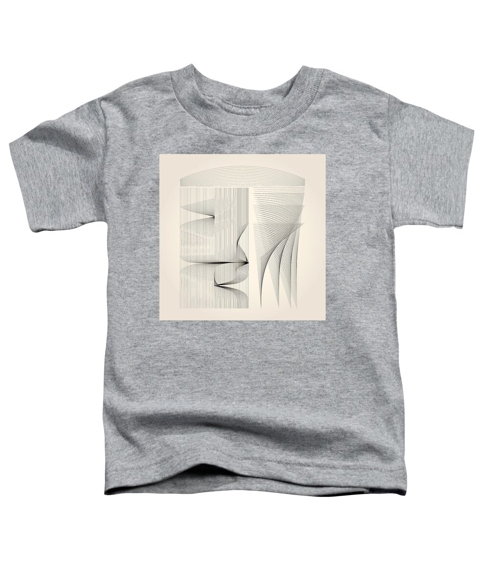 Digital Toddler T-Shirt featuring the digital art House by Kevin McLaughlin