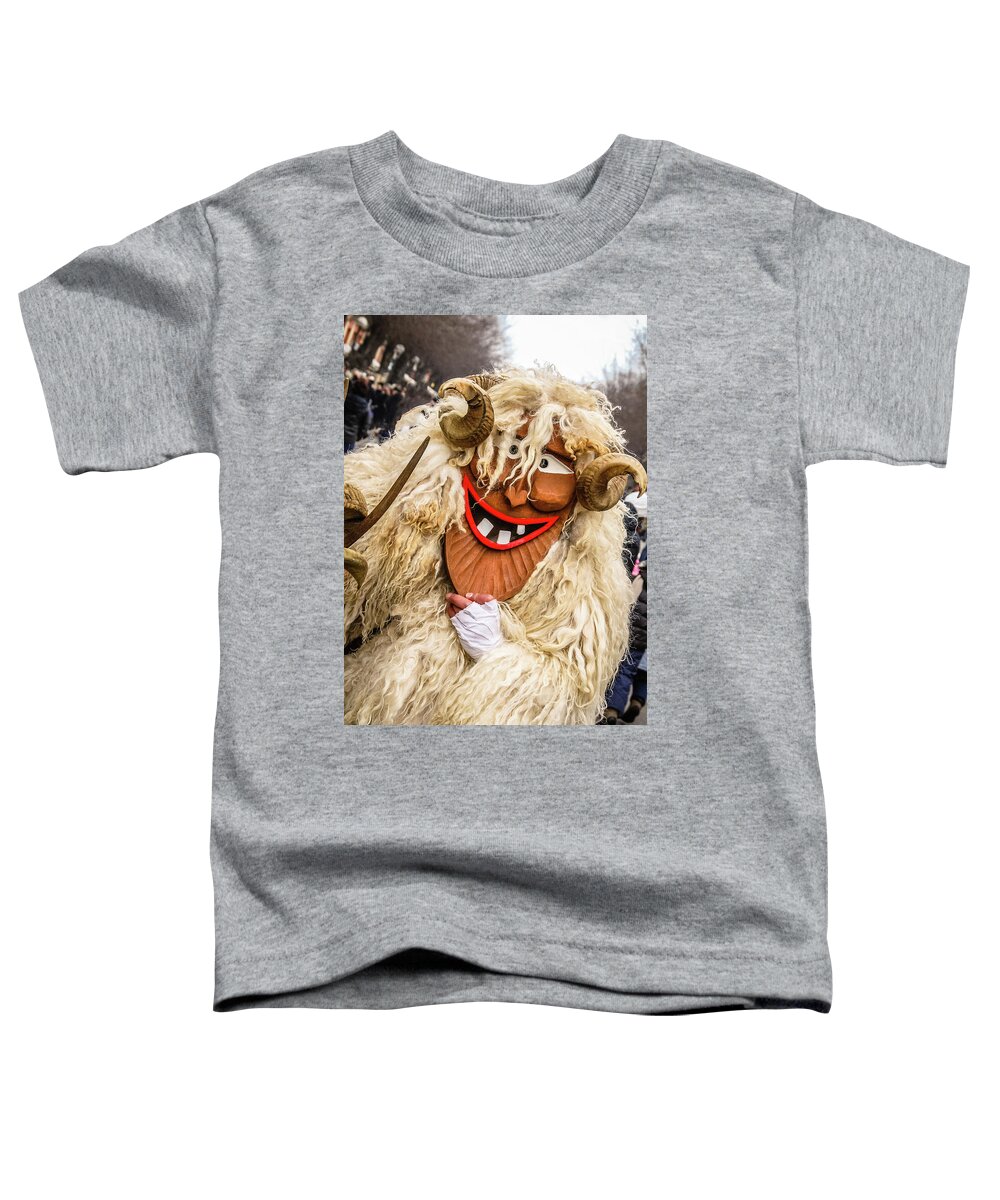 Horned Toddler T-Shirt featuring the photograph Hungarian Buso by Tito Slack