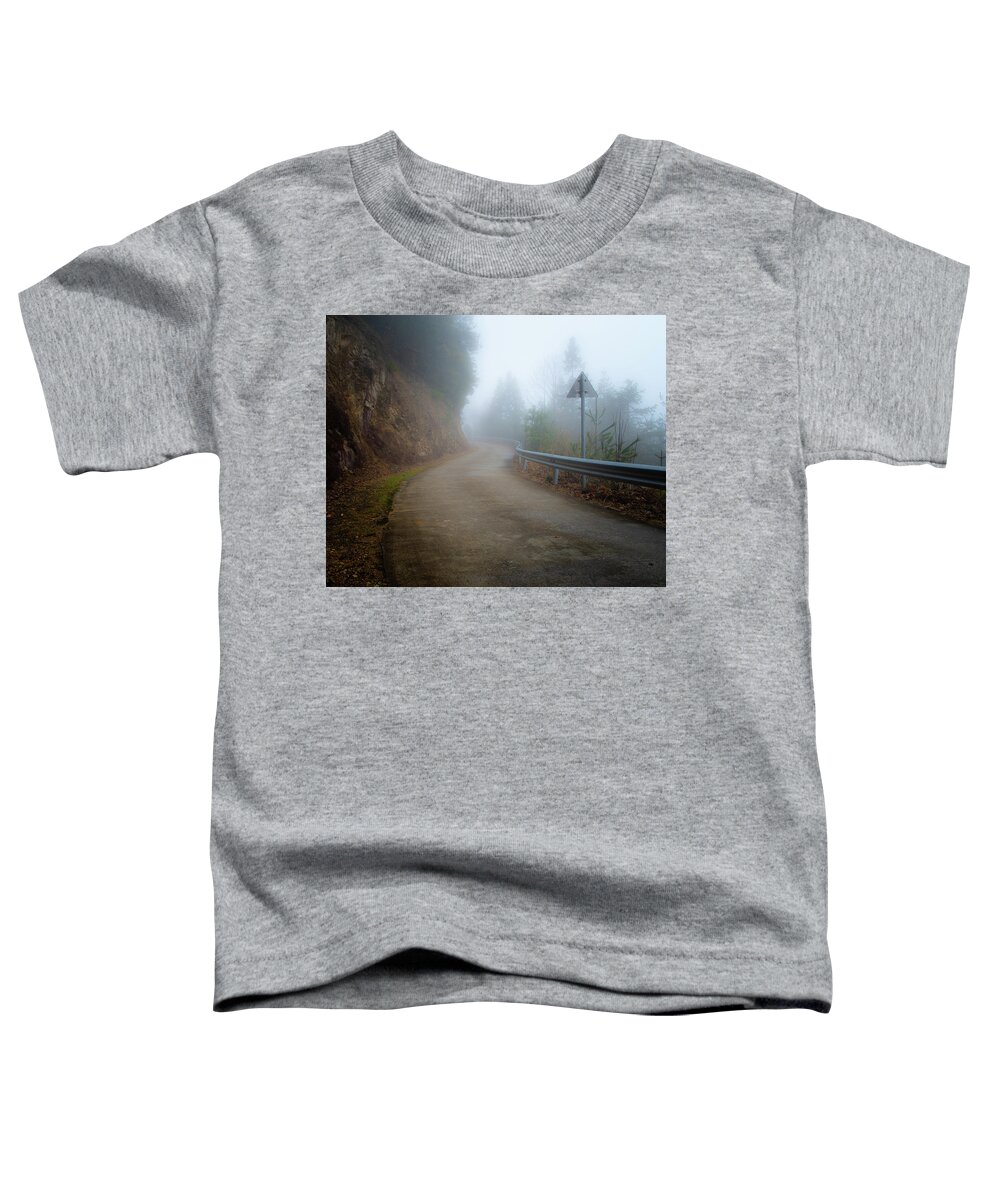 Pinhole Toddler T-Shirt featuring the photograph Is anyone coming? by William Dickman