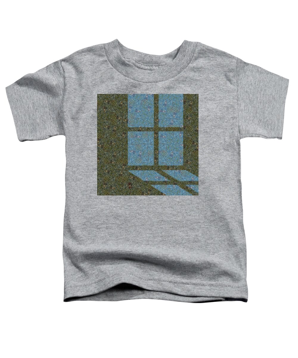 Light Through The Window Toddler T-Shirt featuring the digital art Light through the Window by Attila Meszlenyi