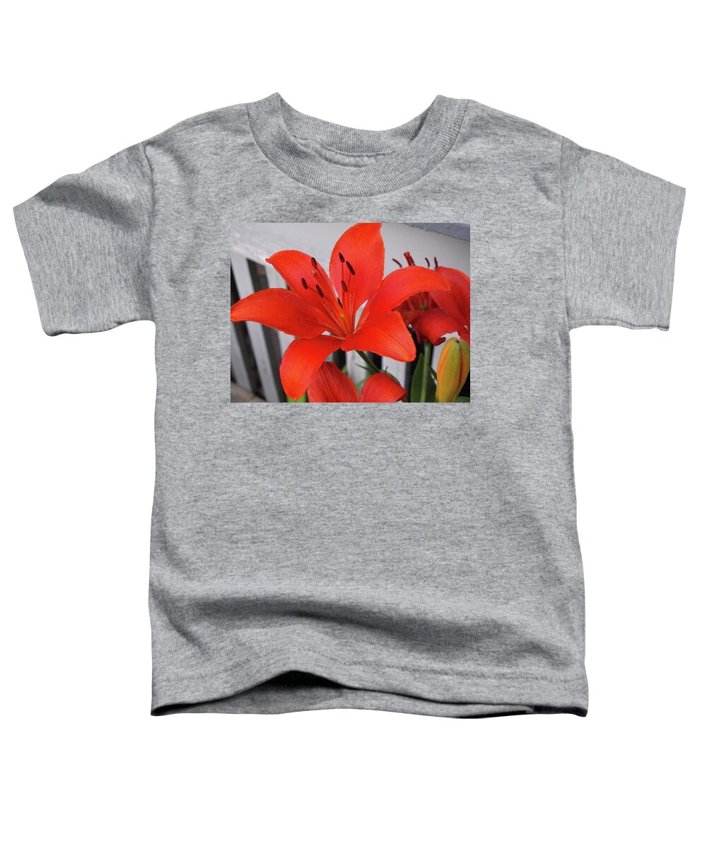Lily Toddler T-Shirt featuring the photograph Lilixplosion 8 by Jeffrey Peterson
