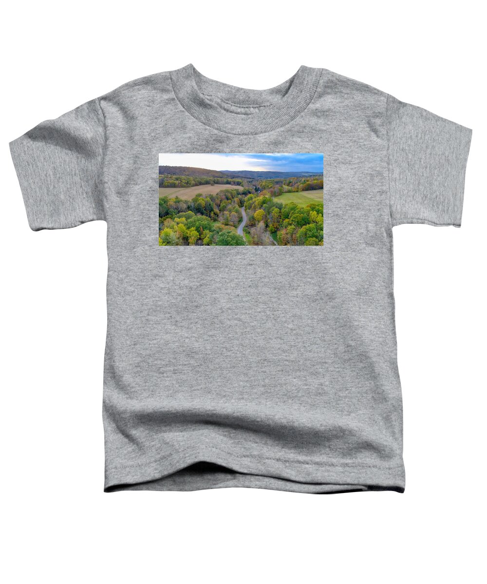 Sky Toddler T-Shirt featuring the photograph Little Meadows by Anthony Giammarino