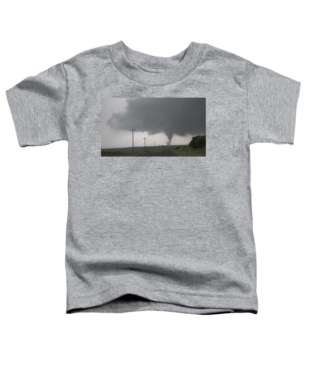 Nebraskasc Toddler T-Shirt featuring the photograph Mangum Oklahoma Tornado 008 by Dale Kaminski
