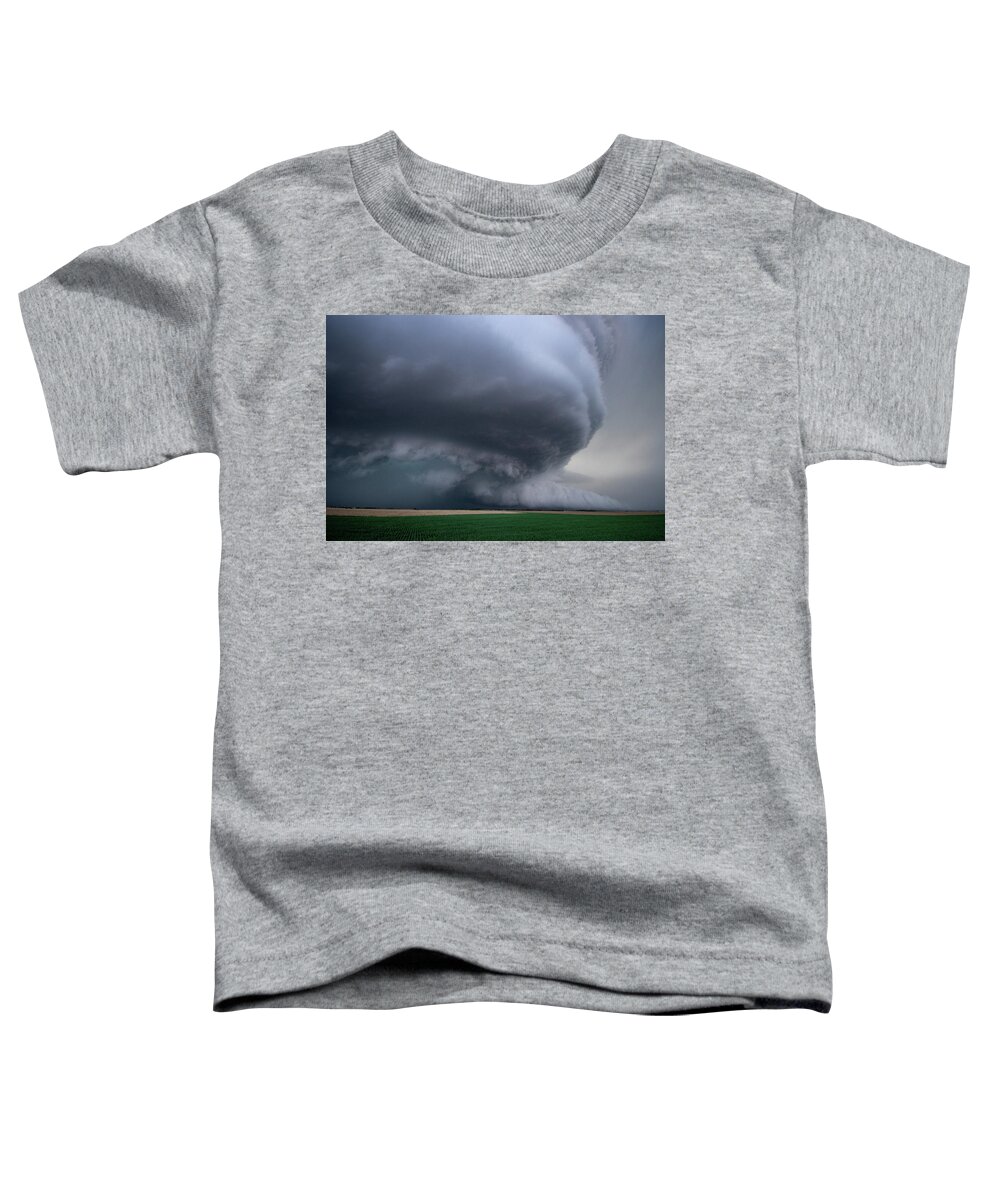 Mesocyclone Toddler T-Shirt featuring the photograph Mesocyclone by Wesley Aston