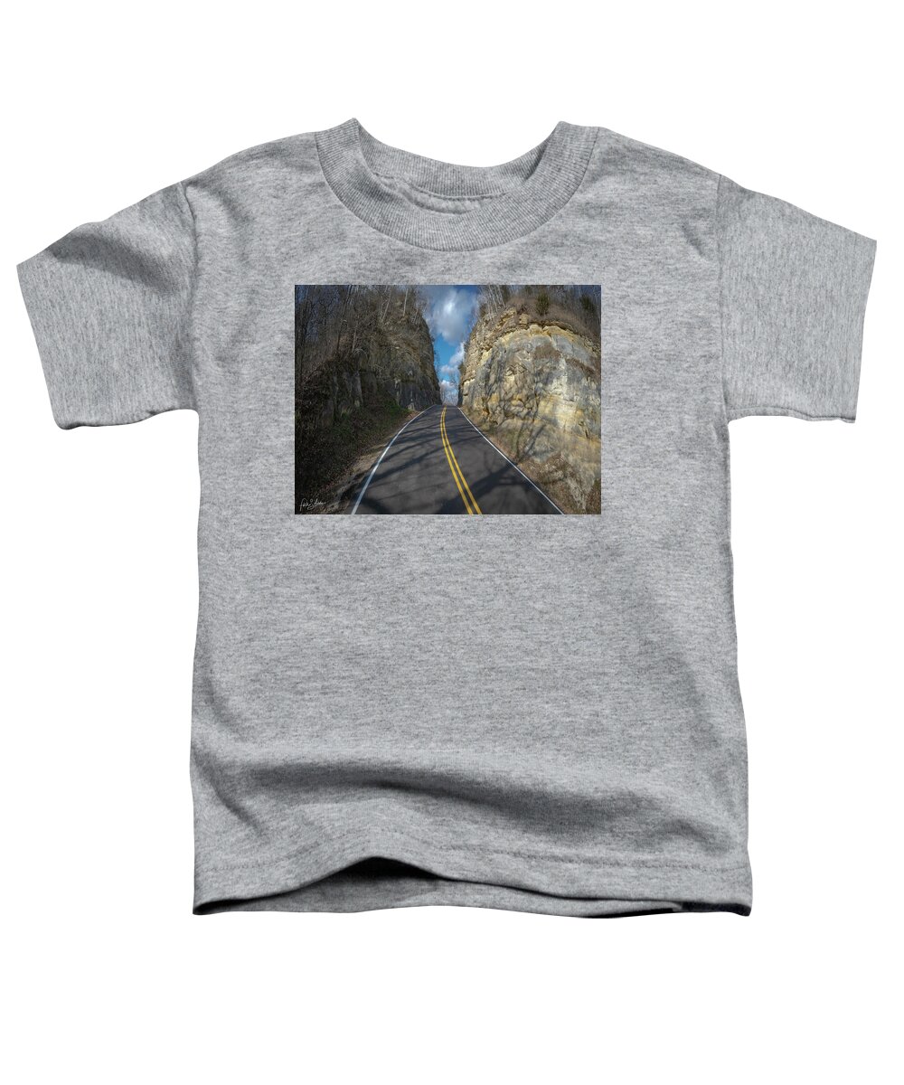 Roadway Toddler T-Shirt featuring the photograph Mindoro Cut by Phil S Addis