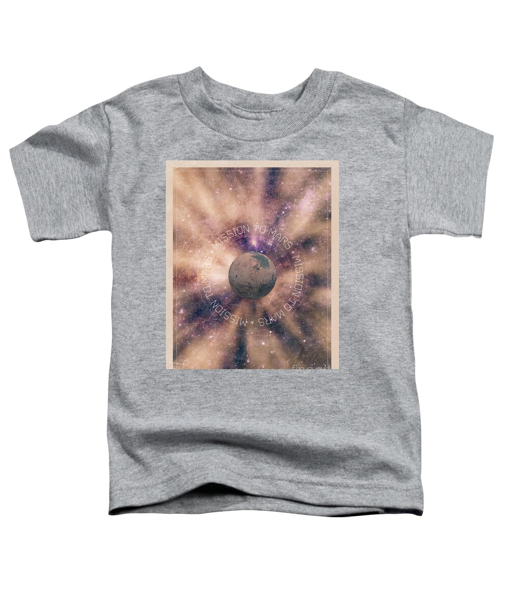 Mars Toddler T-Shirt featuring the digital art Mission To Mars by Phil Perkins