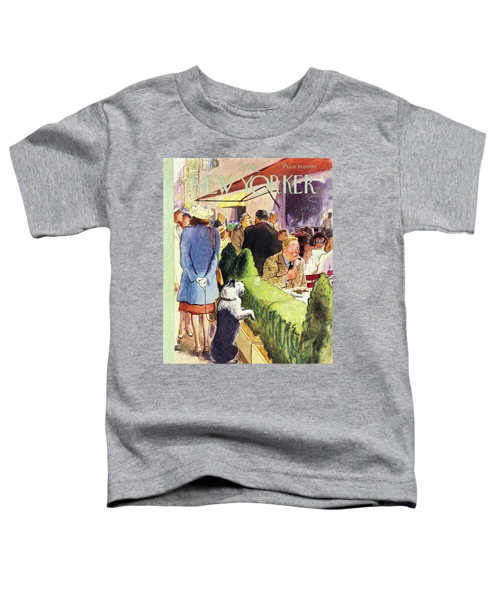 Illustration Toddler T-Shirt featuring the painting New Yorker August 17 1946 by Garrett Price