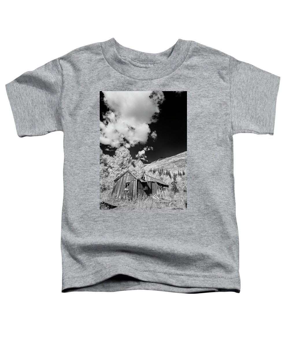 Colorado Toddler T-Shirt featuring the photograph Old Shack in Colorado II by Jon Glaser