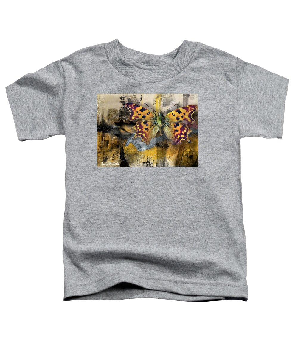 Orange Toddler T-Shirt featuring the photograph Orange On Rust by Robert Michaels