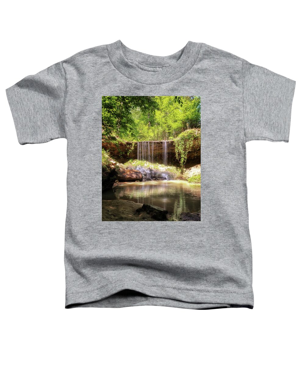Waterfall Toddler T-Shirt featuring the photograph Owens Creek Falls by Susan Rissi Tregoning