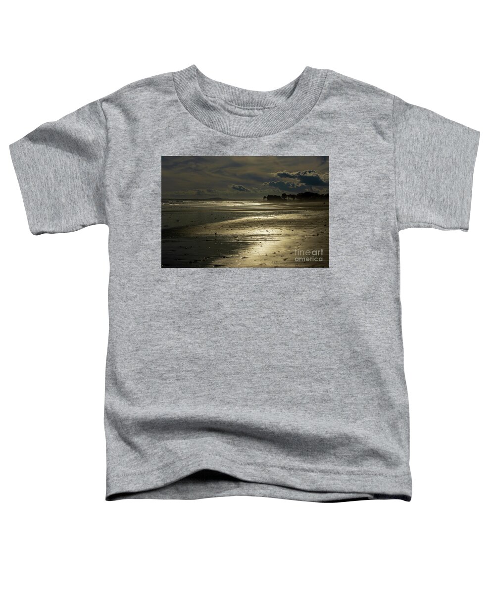 Elizabeth Dow Toddler T-Shirt featuring the photograph Parson's Beach Kennebunkport Maine by Elizabeth Dow