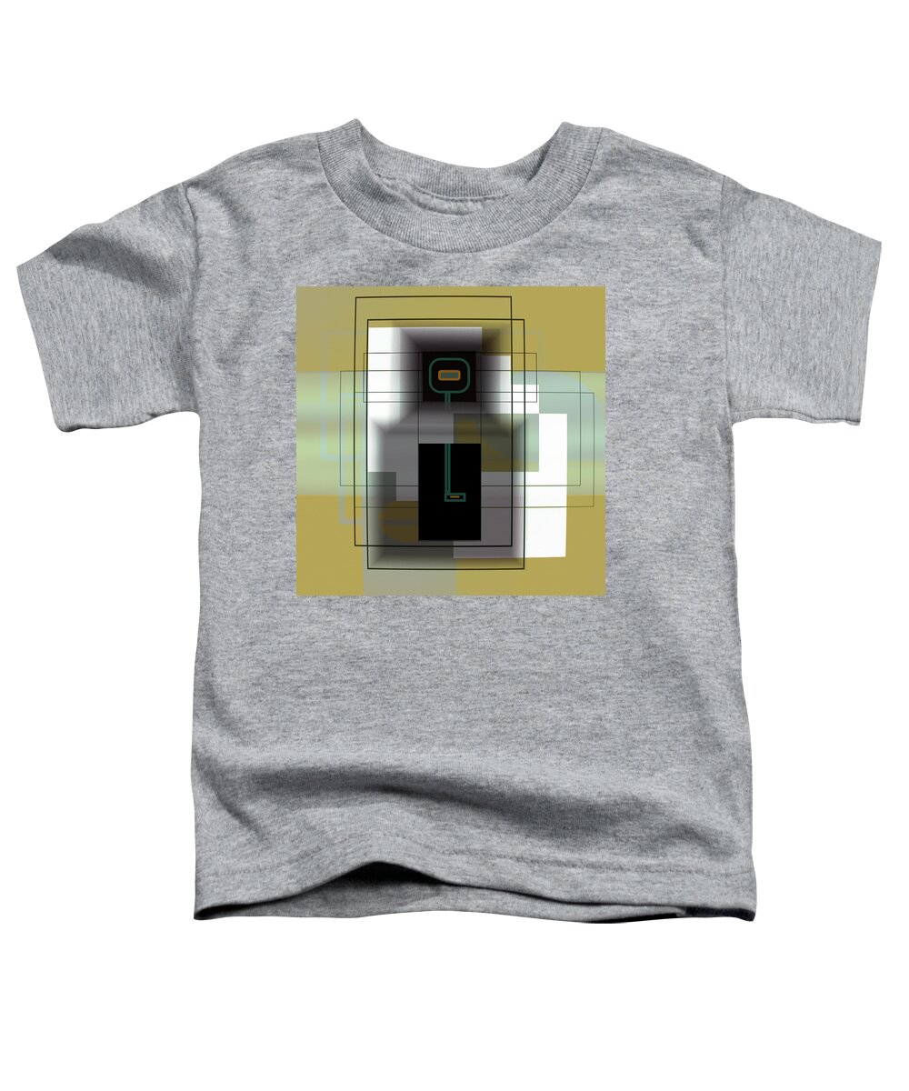 Modern Toddler T-Shirt featuring the digital art Penman Original-1545 by Andrew Penman