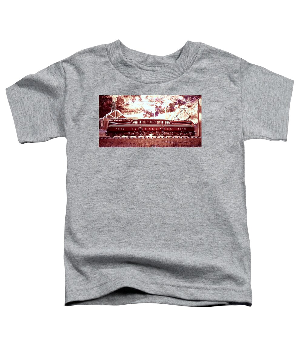 Pennsylvania Toddler T-Shirt featuring the painting Pennsylvania Winter, GG1 by J Vincent Scarpace
