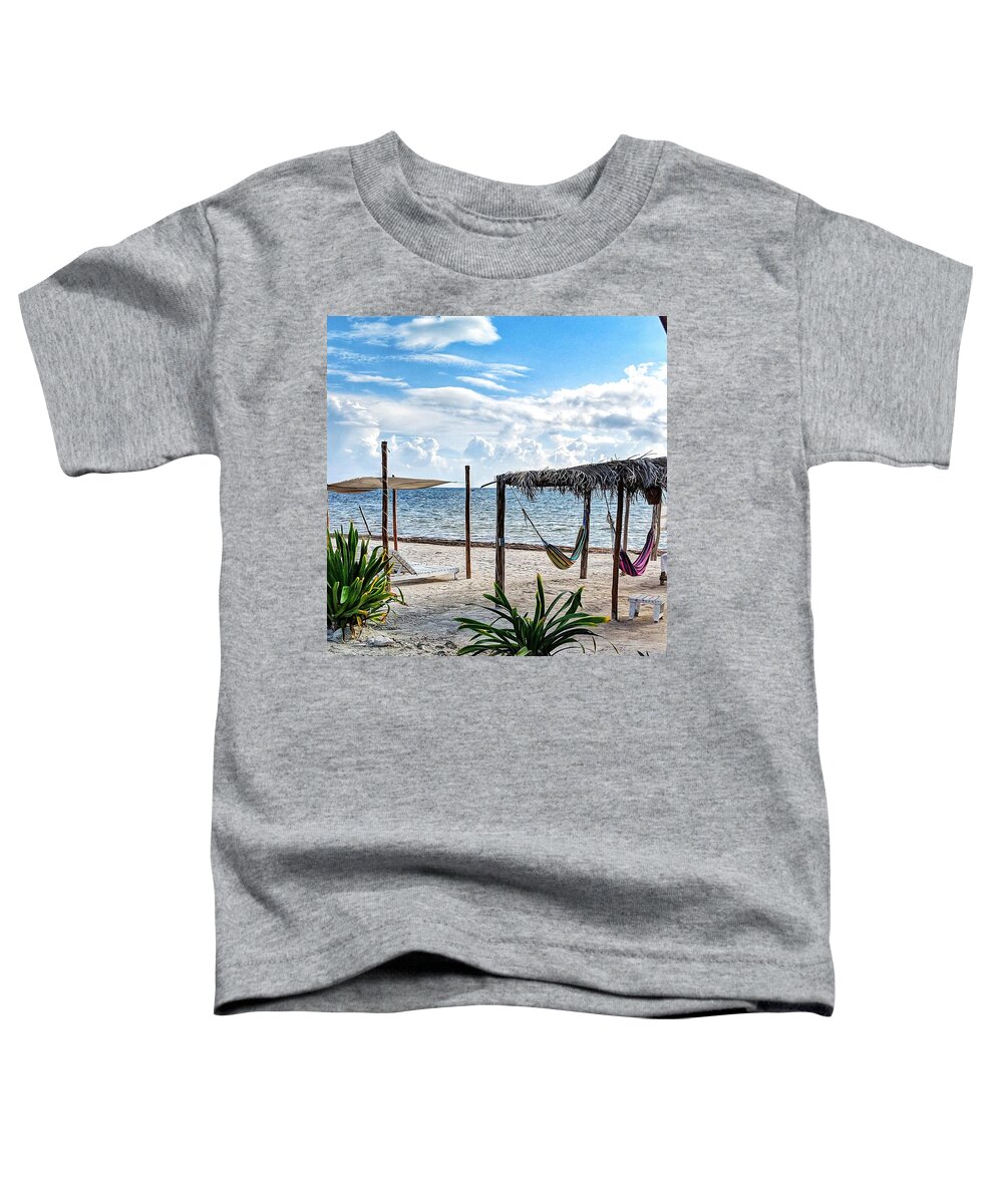 Beach Toddler T-Shirt featuring the photograph Perfect Getaway by Portia Olaughlin