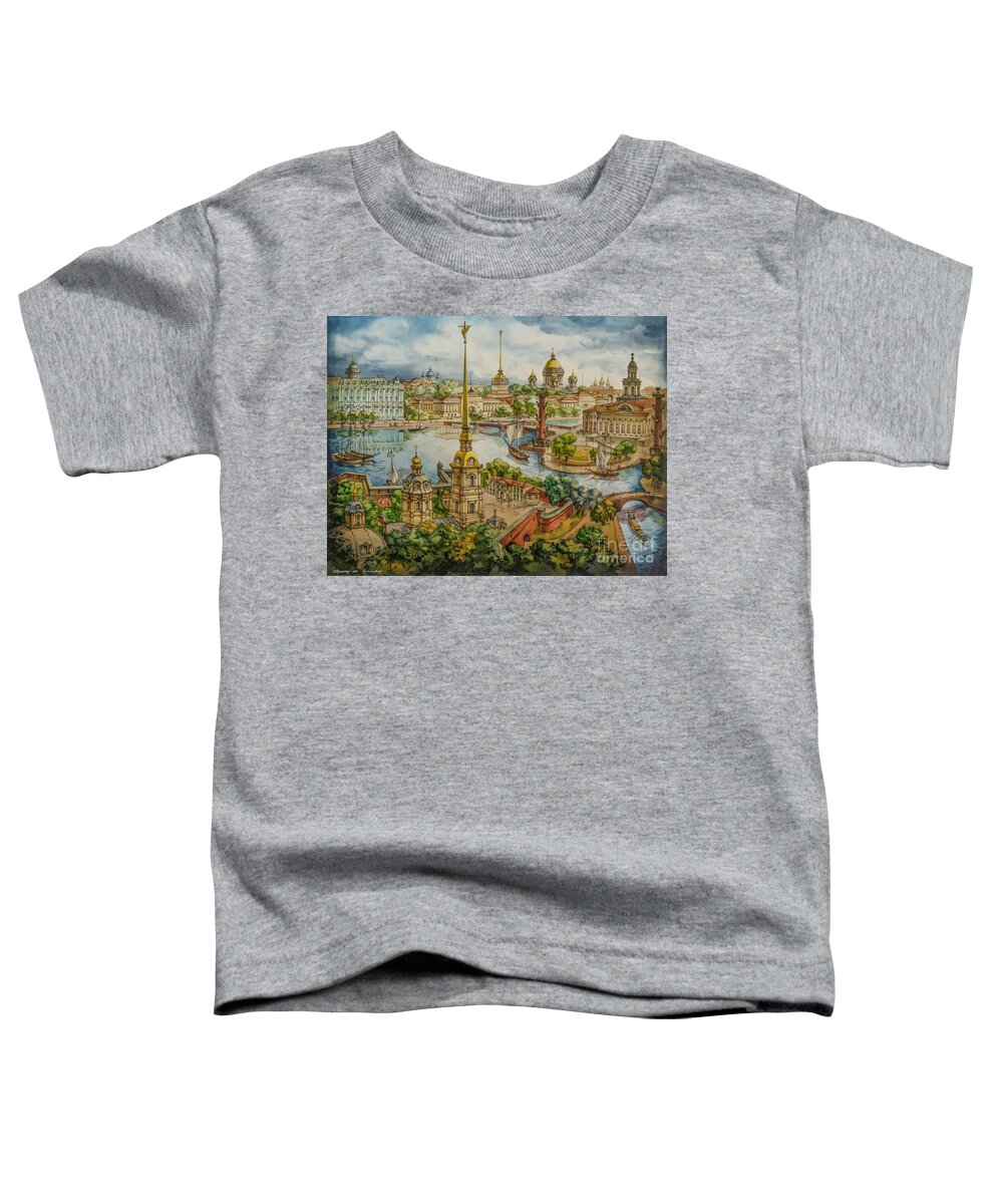 Peter And Paul's Fortress Toddler T-Shirt featuring the photograph Peter and Paul's Fortress by Maria Rabinky