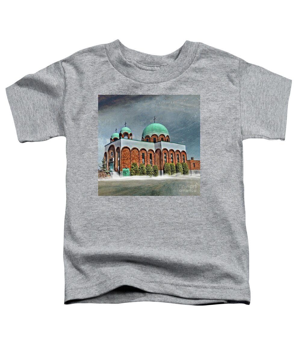 Church Toddler T-Shirt featuring the photograph Place of Worship by Vivian Martin