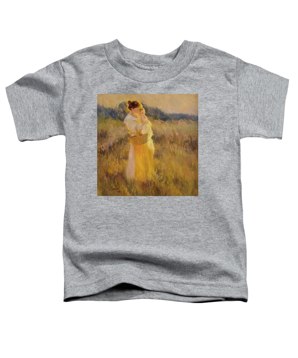 #impressionistartist Toddler T-Shirt featuring the painting Prairie Love by Diane Leonard