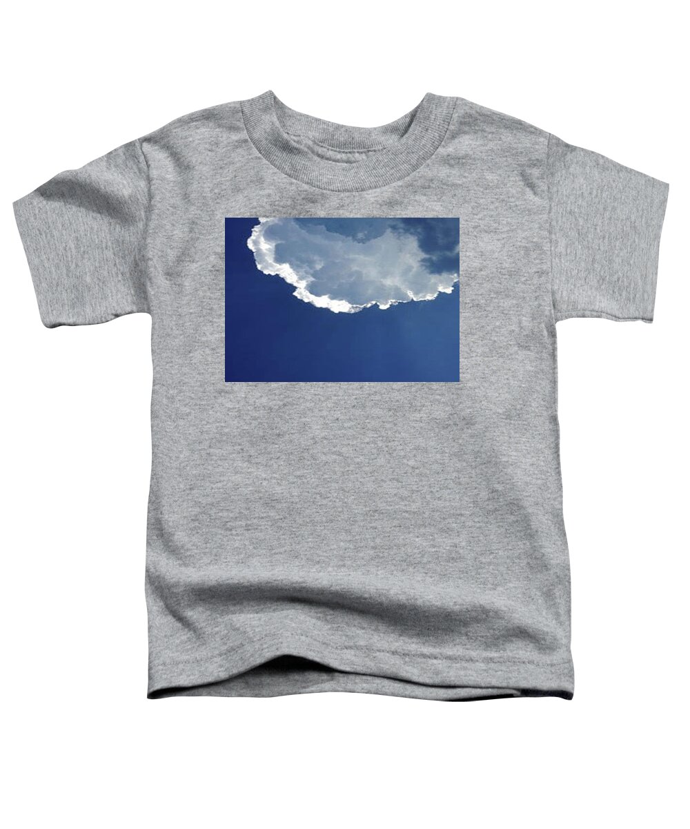 Clouds Toddler T-Shirt featuring the photograph Puffy Clouds by Susan Grunin
