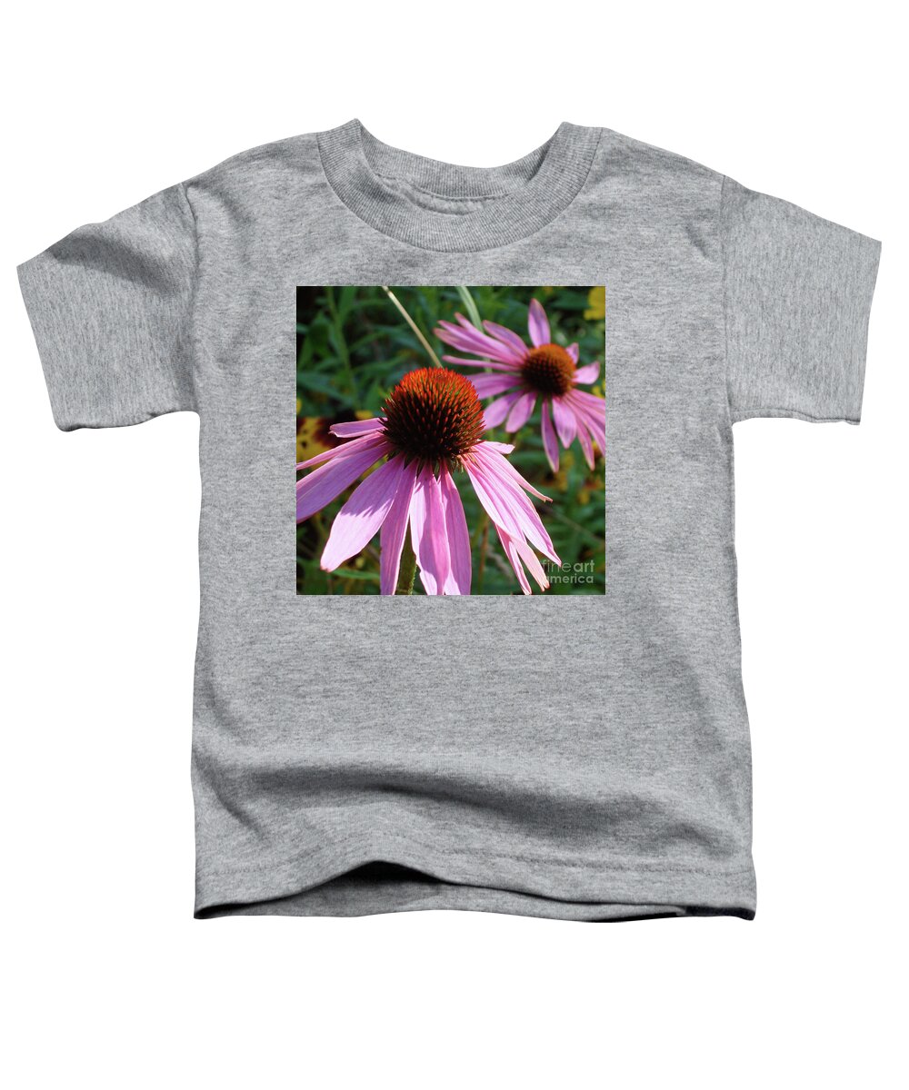 Echinacea Toddler T-Shirt featuring the photograph Purple Coneflower 12 by Amy E Fraser