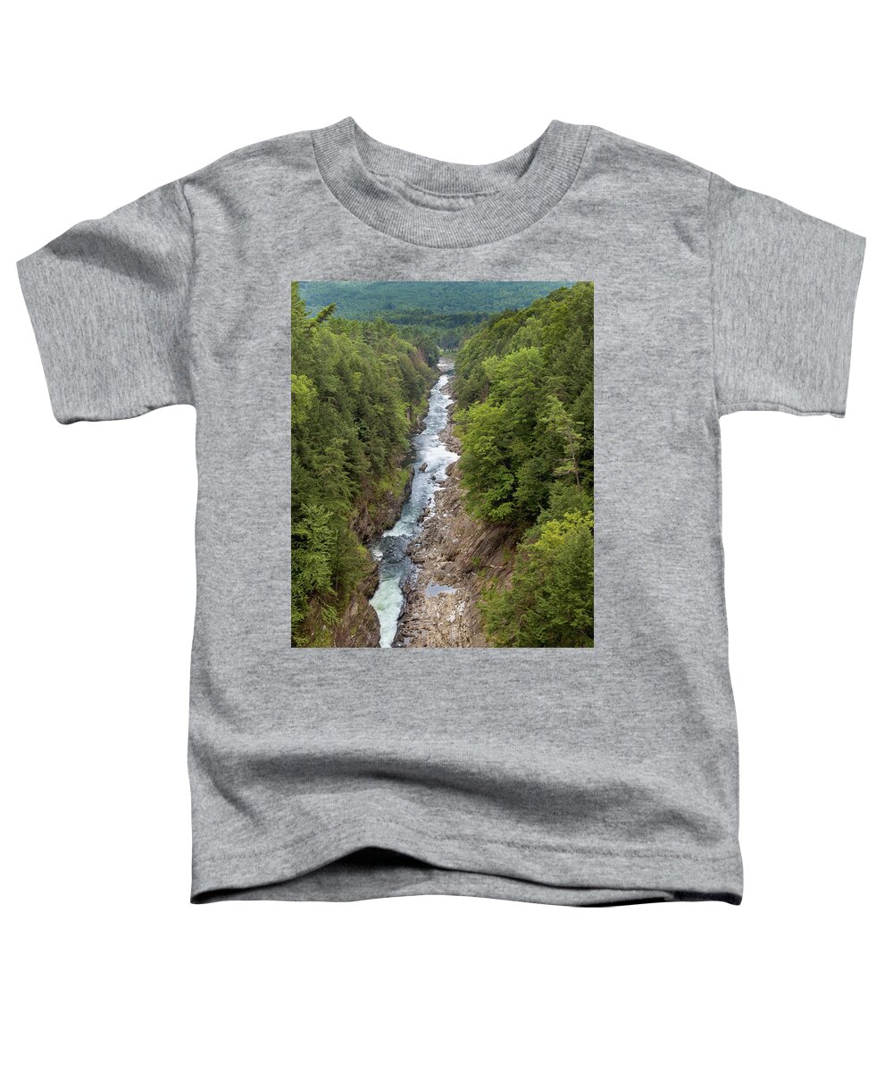 Beautiful Toddler T-Shirt featuring the photograph Quechee Gorge State Park by John M Bailey