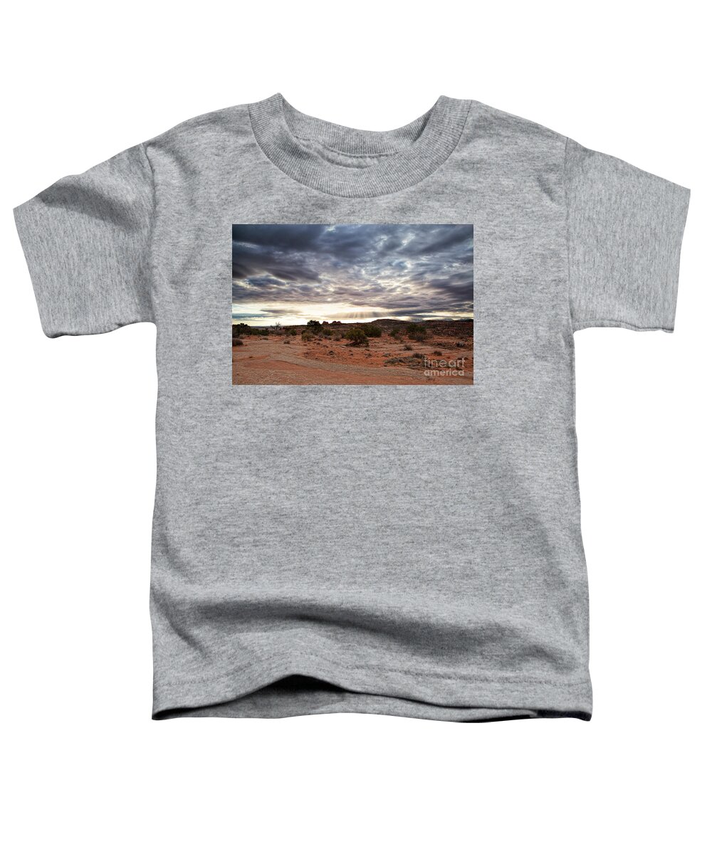 Canyonlands Toddler T-Shirt featuring the photograph Rays of Morning by Jim Garrison