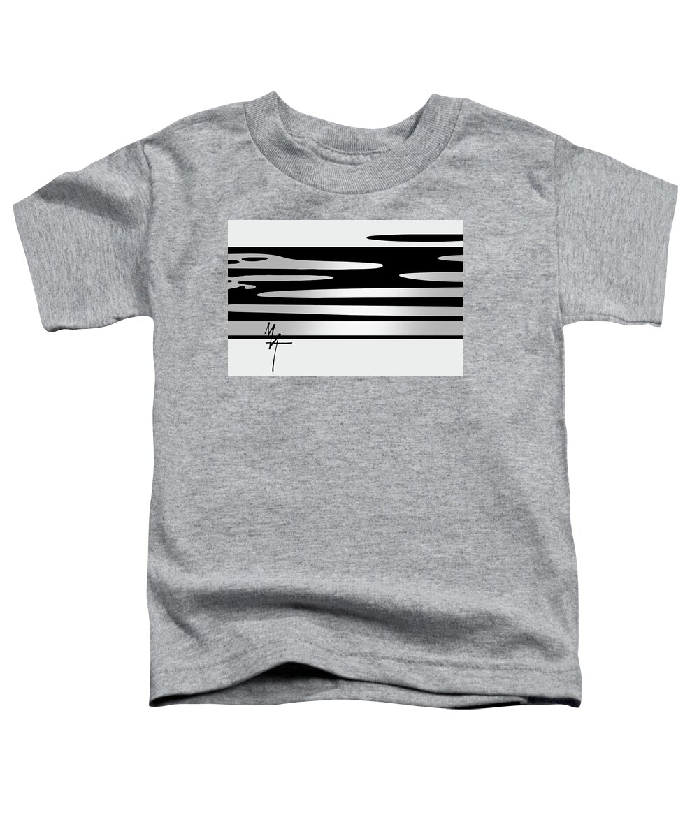 Ripple Toddler T-Shirt featuring the digital art Ripple by Attila Meszlenyi