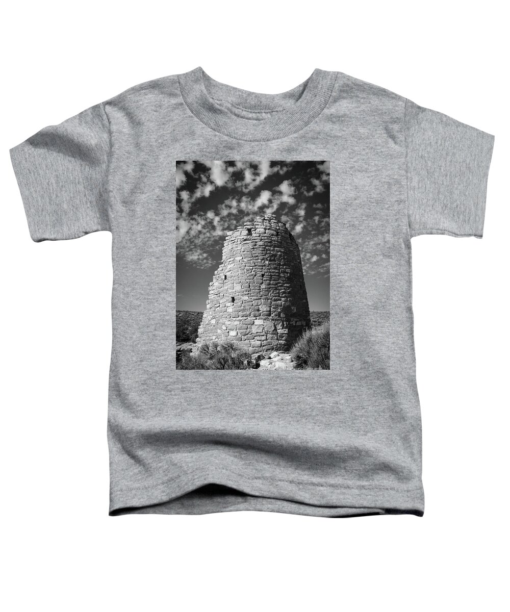 Four Corners 2018 Toddler T-Shirt featuring the photograph Round Tower by Jeff Hubbard