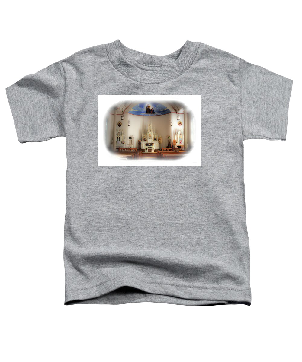 Church Toddler T-Shirt featuring the photograph Saint Anne's Catholic Church by Diane Lindon Coy