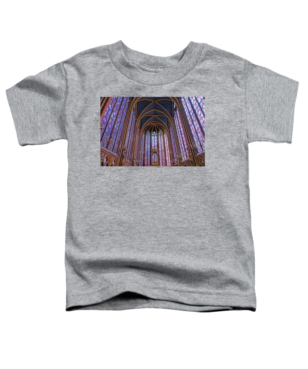 Saint Chapelle Toddler T-Shirt featuring the photograph Sainte Chapelle Paris by Patricia Caron