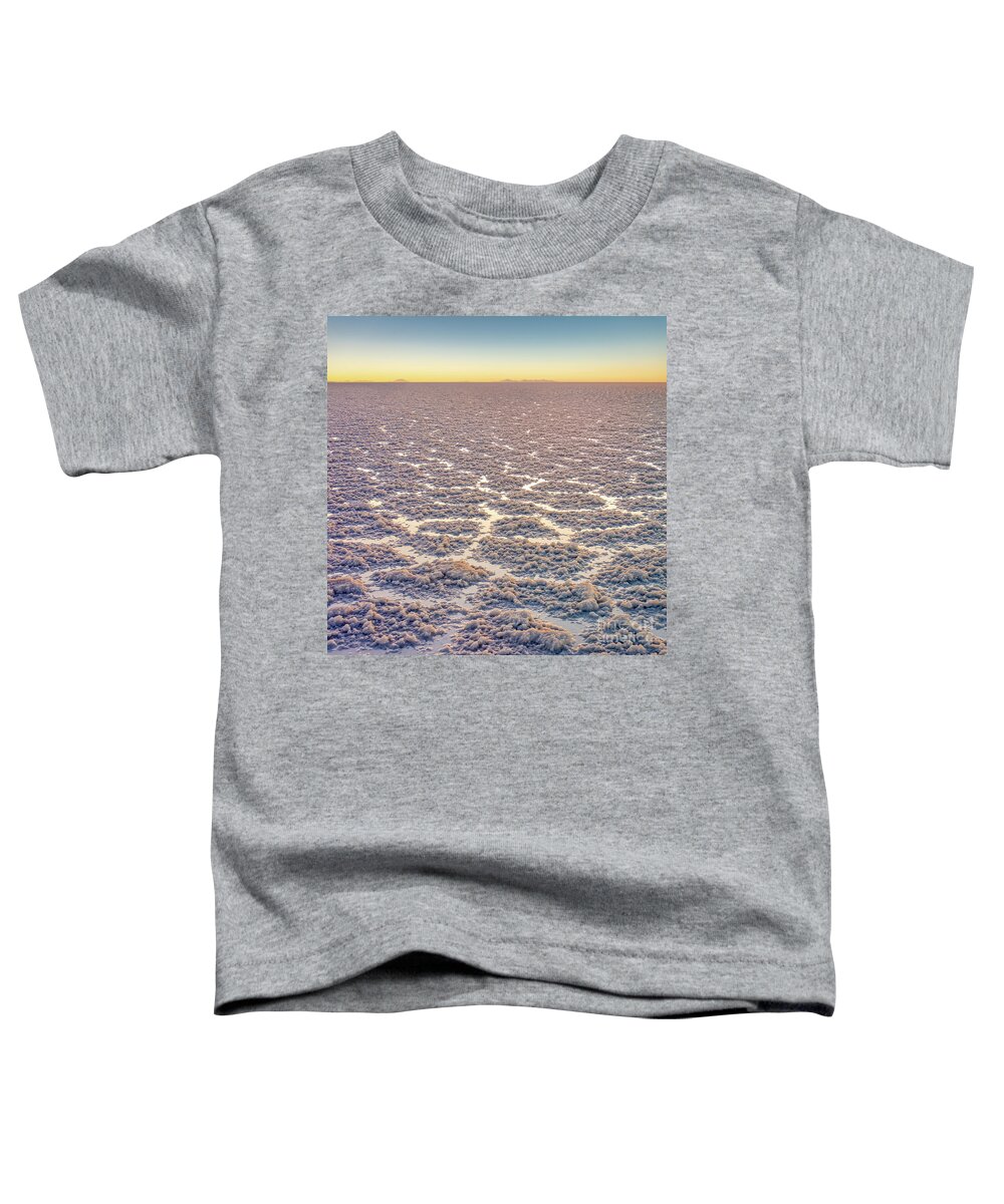 Uyuni Toddler T-Shirt featuring the photograph Salar de Uyuni in Bolivia by Delphimages Photo Creations