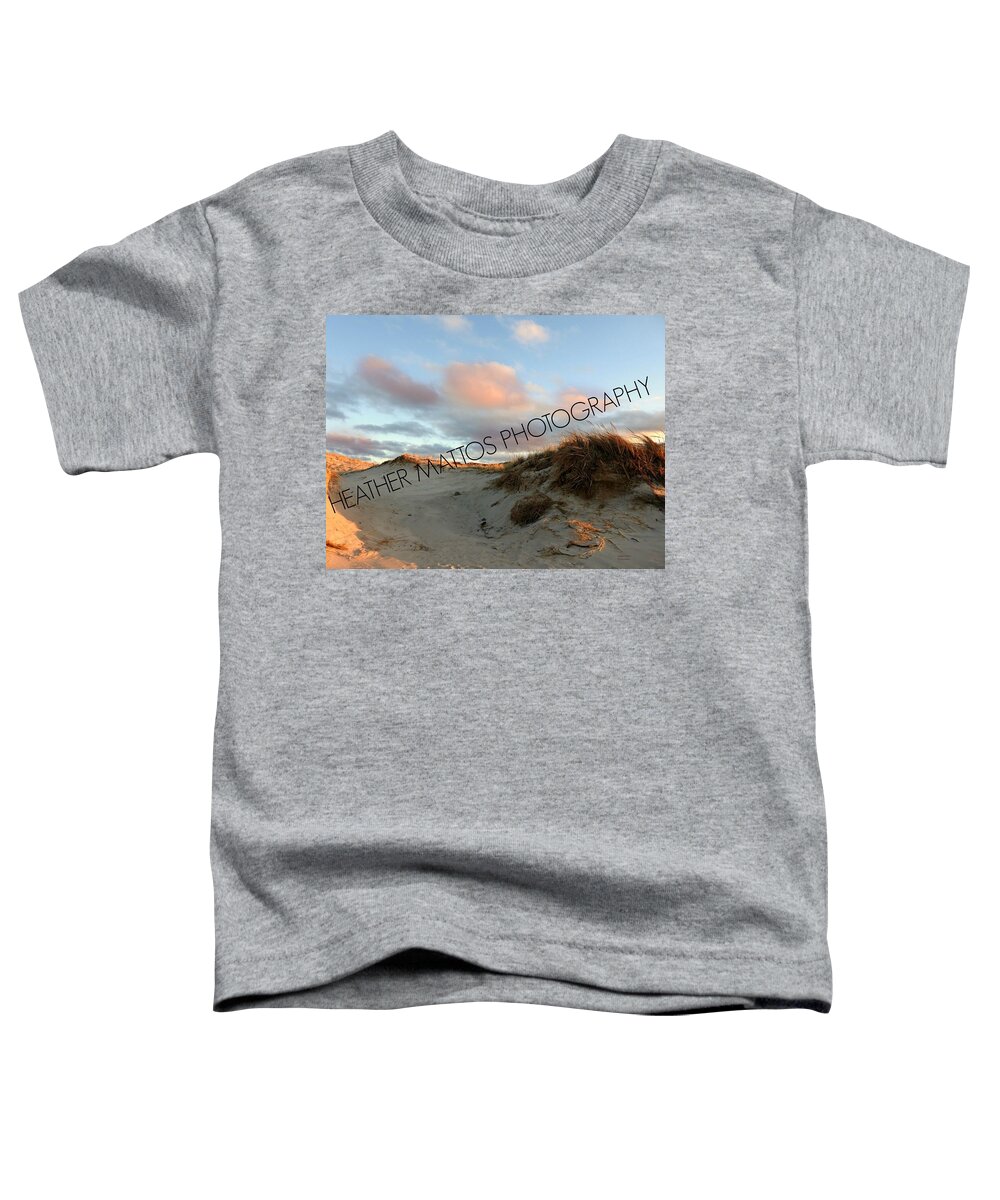 Sand Dunes Toddler T-Shirt featuring the photograph Sand Dunes and Clouds by Heather M Photography