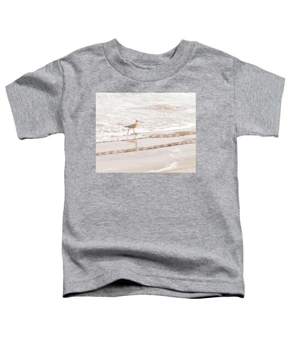 Animals Toddler T-Shirt featuring the photograph Landscape Photography - Beach Scene #1 by Amelia Pearn