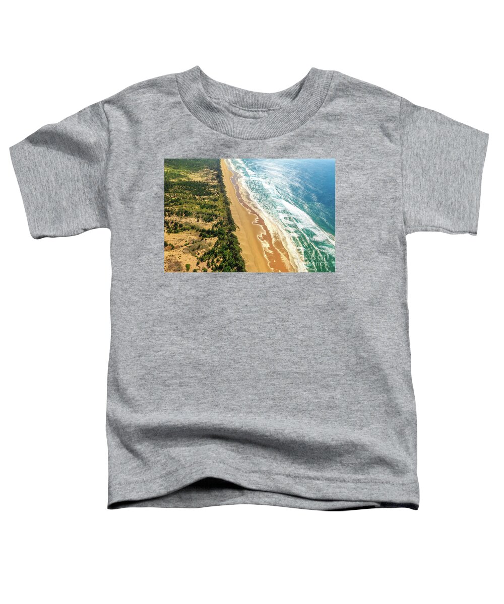 Sodwana Bay National Park Toddler T-Shirt featuring the photograph Sodwana Bay aerial by Benny Marty