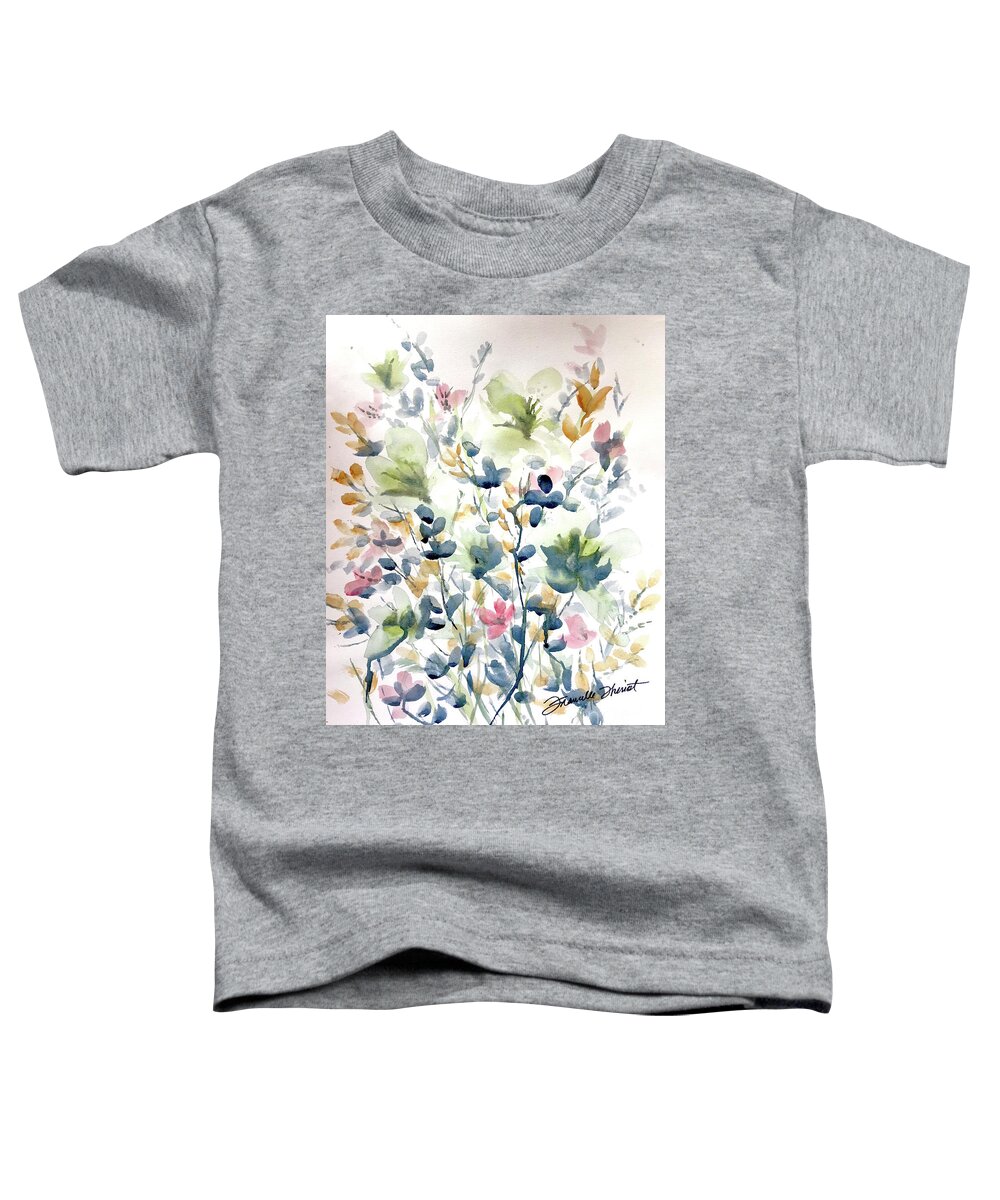 Elegant Toddler T-Shirt featuring the painting Spring Show by Francelle Theriot