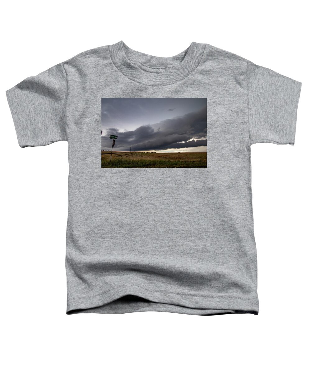 Nebraskasc Toddler T-Shirt featuring the photograph Storm Chasin in Nader Alley 004 by NebraskaSC