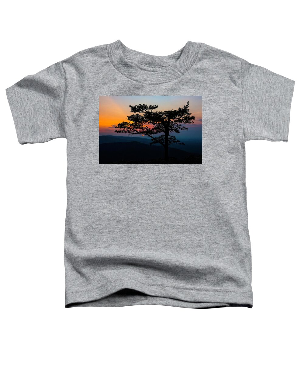 Sunset Toddler T-Shirt featuring the photograph Sunset at Ravens Roost by Greg Reed
