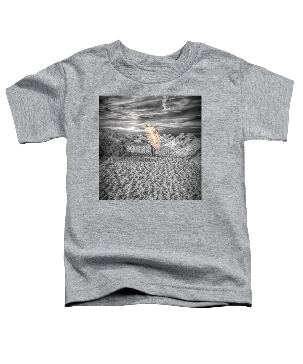  Toddler T-Shirt featuring the photograph Surfer by Bill Posner