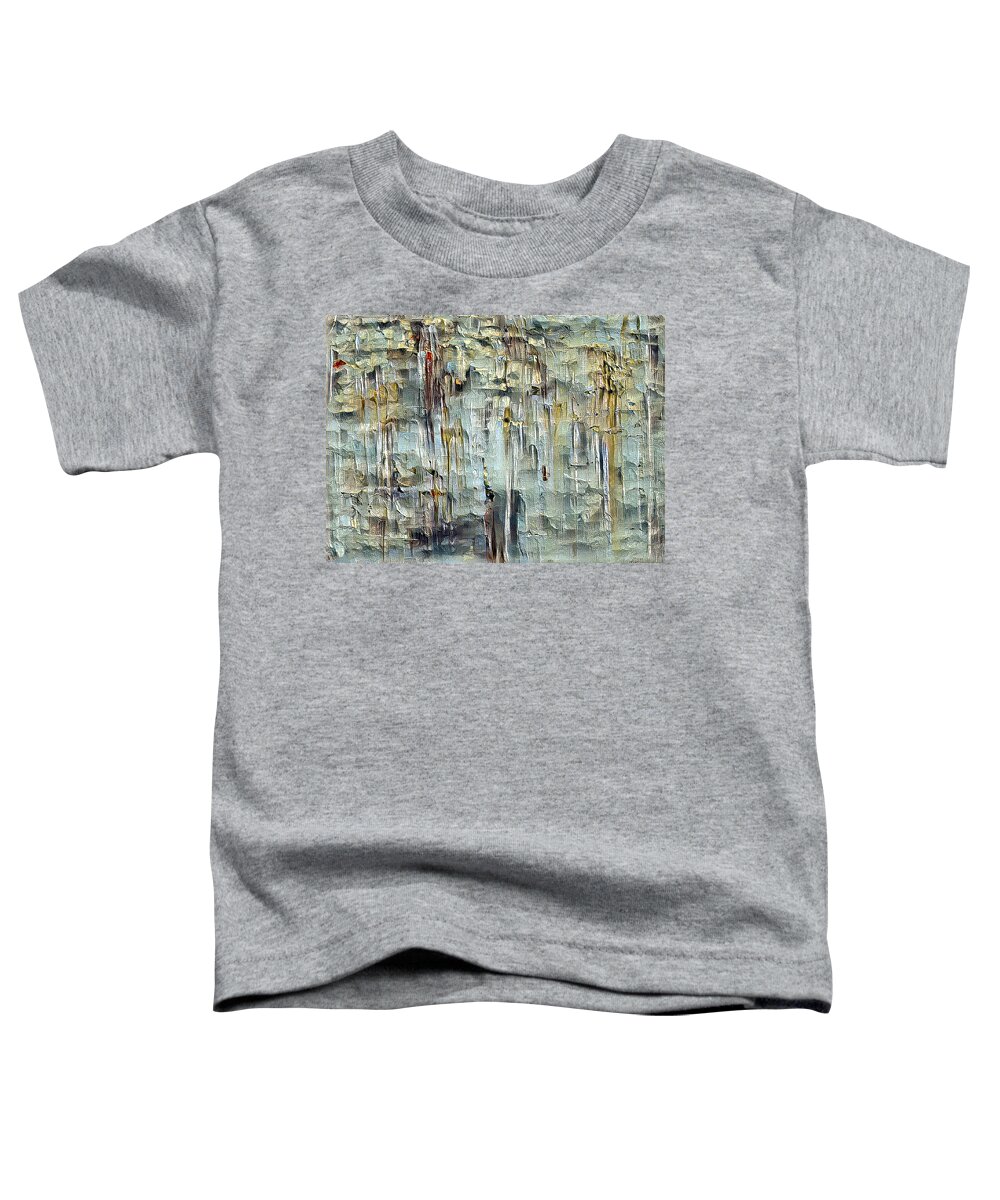 Gamma48 Toddler T-Shirt featuring the painting Tau #1 - abstract transformation by Sensory Art House